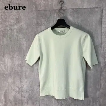 ebure 실크 혼방 반팔 니트