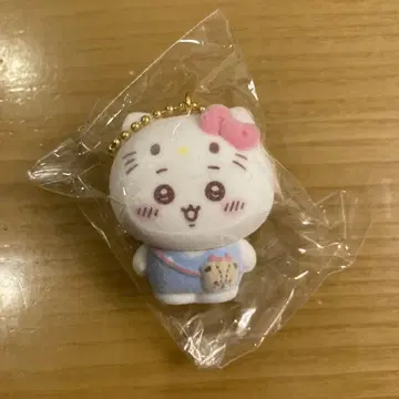 산리오 치이카와 콜라보 플로키 마스코트 치이카와 헬로키티