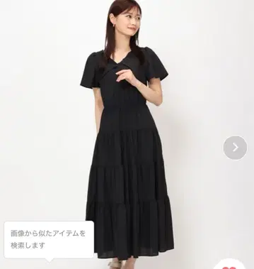 2WAY 컬러 티어드 원피스