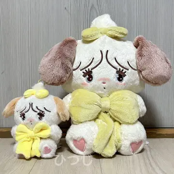mikko characters 수플레 안아주는 리본 봉제 인형 마스코트