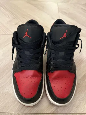 새상품급 Air Jordan Low 조던 1 손톱 빨간색