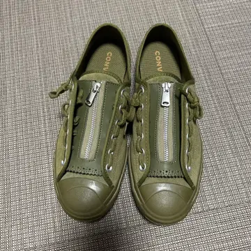 CONVERSE 올리브 지퍼 스니커즈