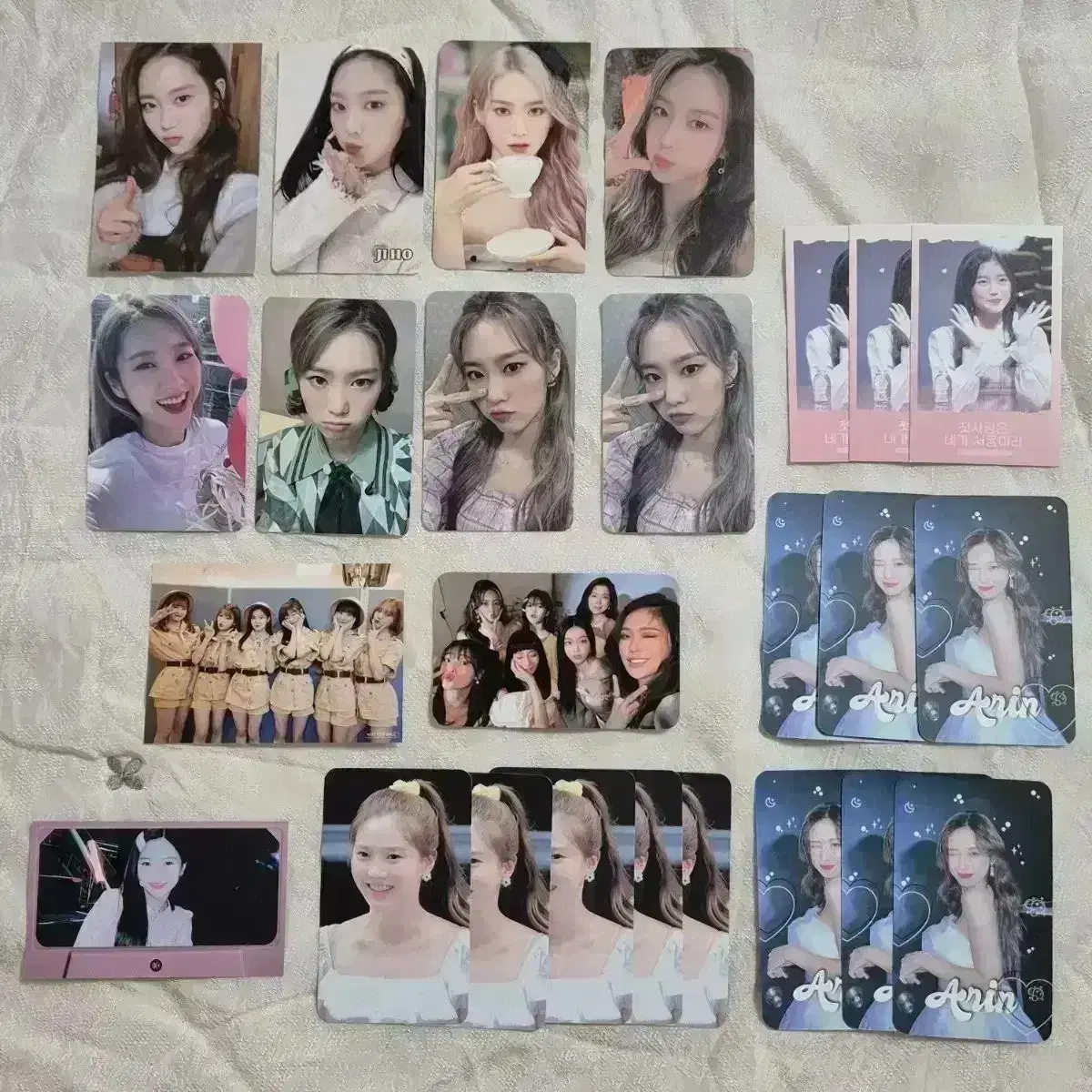 Oh My Girl Real One Album Gong Jiho Concert Poca Arin Japan Unreleased Photocard Highest Quality Pre-order Benefit
