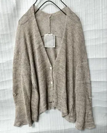 BEARDSLEY 비어즐리 린넨 100% 가디건 프리 사이즈