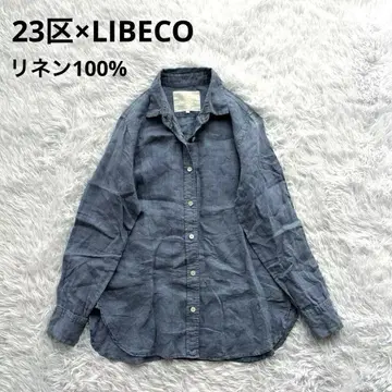 23구 LIBECO 셔츠 린넨 100% 긴팔 상의 린넨 셔츠 38