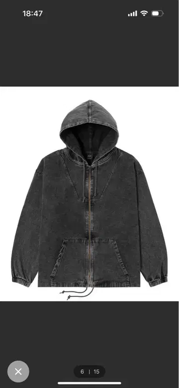 ARCH LOGO ZIP HOODIE HUF 후프 지퍼 후디 M