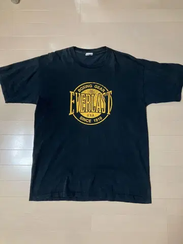 EVERLAST 복싱 티셔츠 블랙 블랙 USA제