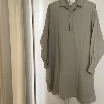 어반 리서치 린넨 빅 풀오버 셔츠 튜닉