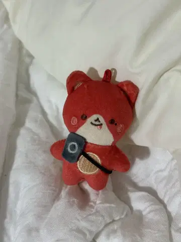 ATEEZ 우영 벌스데이 MD 여우 키링 봉제 인형