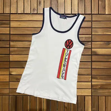 90s VOLKSWAGEN 탱크탑 슬리브리스 탑
