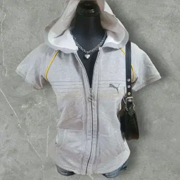 00s archive zip hoodie y2k 푸마 헤이세이 갸루