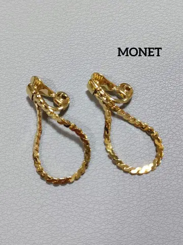 181# MONET 골드 링 체인 후프 귀찌