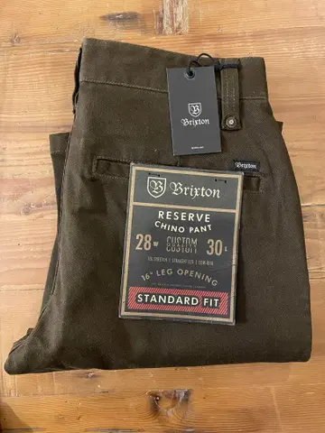 Brixton Reserve Chino Pant 28W 30L 새상품