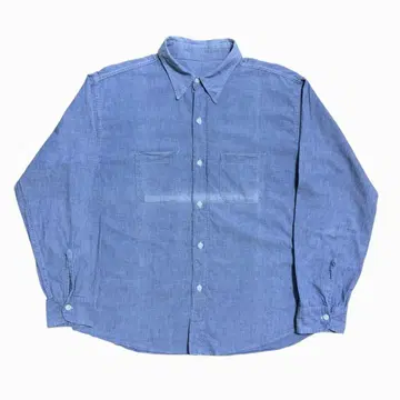 60s WASHINGTON MFG CO. 샴브레이 셔츠 프린트