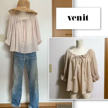 venit 플리츠 블라우스