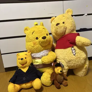 특대형 푸우 봉제 인형 세트