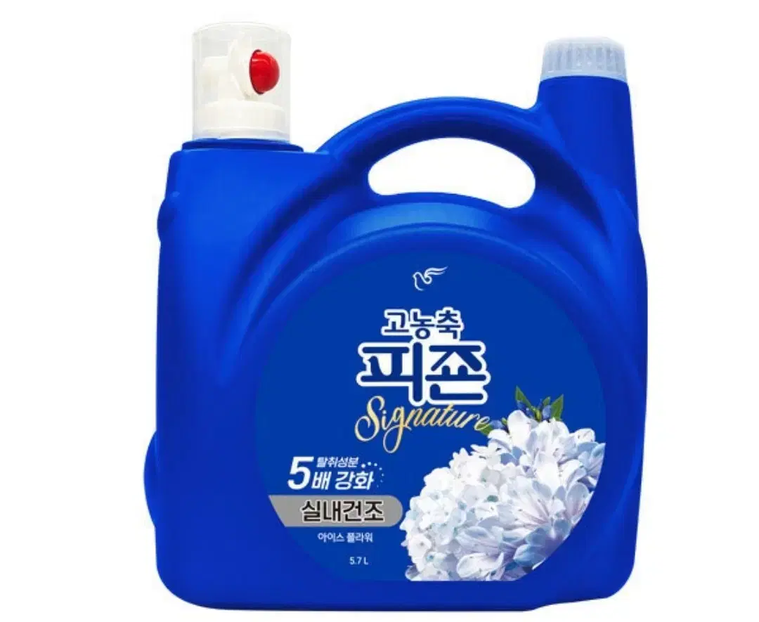 고농축 피죤 실내건조 5.7L 섬유유연제 아이스플라워