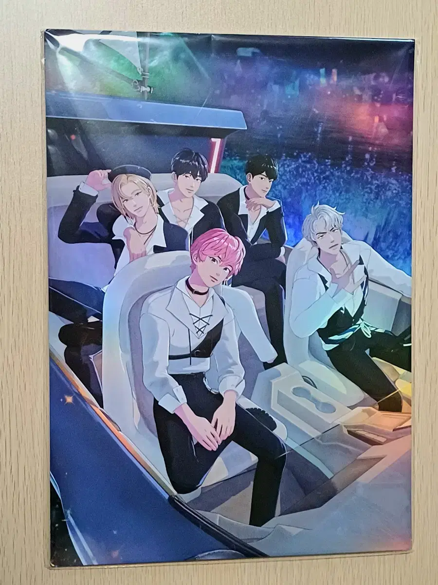 PLAVE WAY4LUV Hologram Poster WAY4LUV Yejun Noah Bamby Eunho Hamin