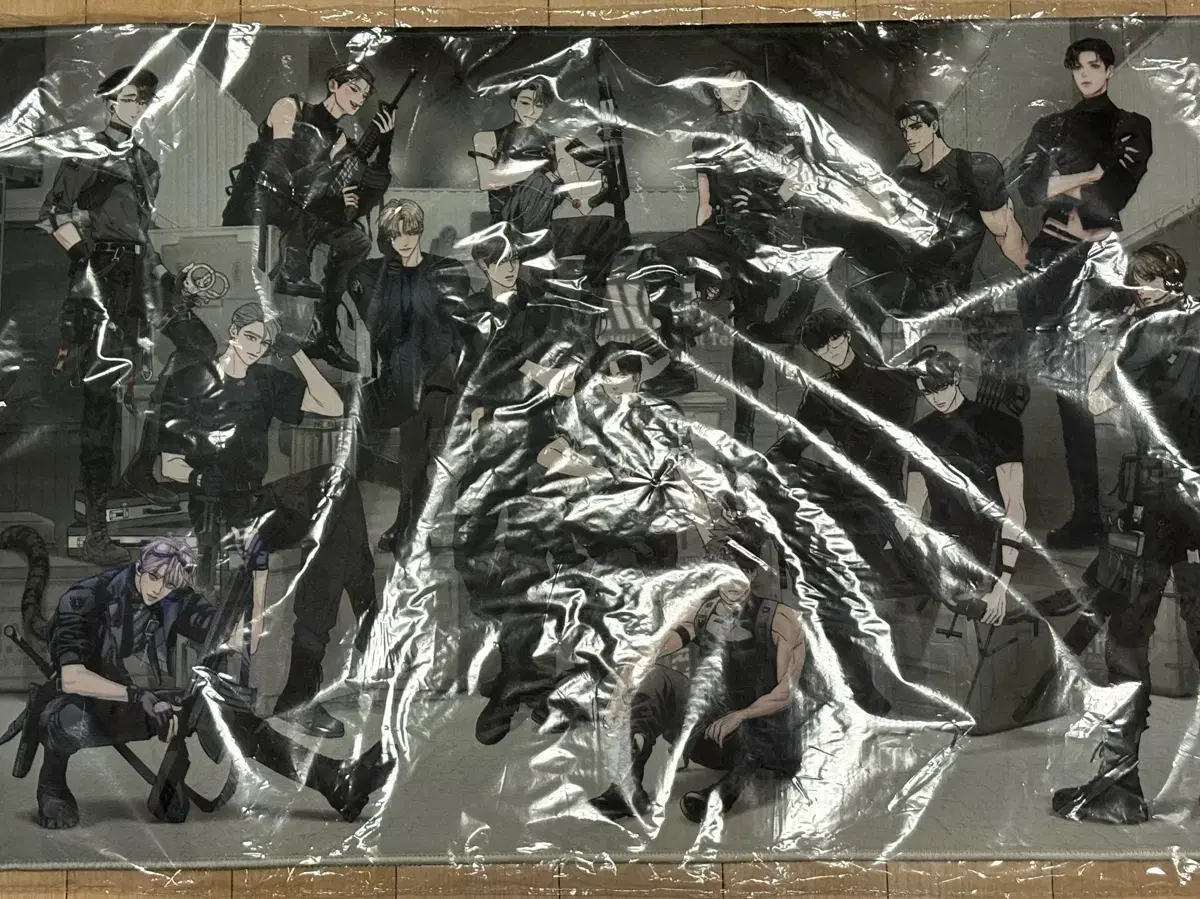 Dark Cat Power Theme MD] Giant Mouse Pad