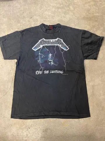 Metallica Ride The Lightning 티셔츠 L 사이즈