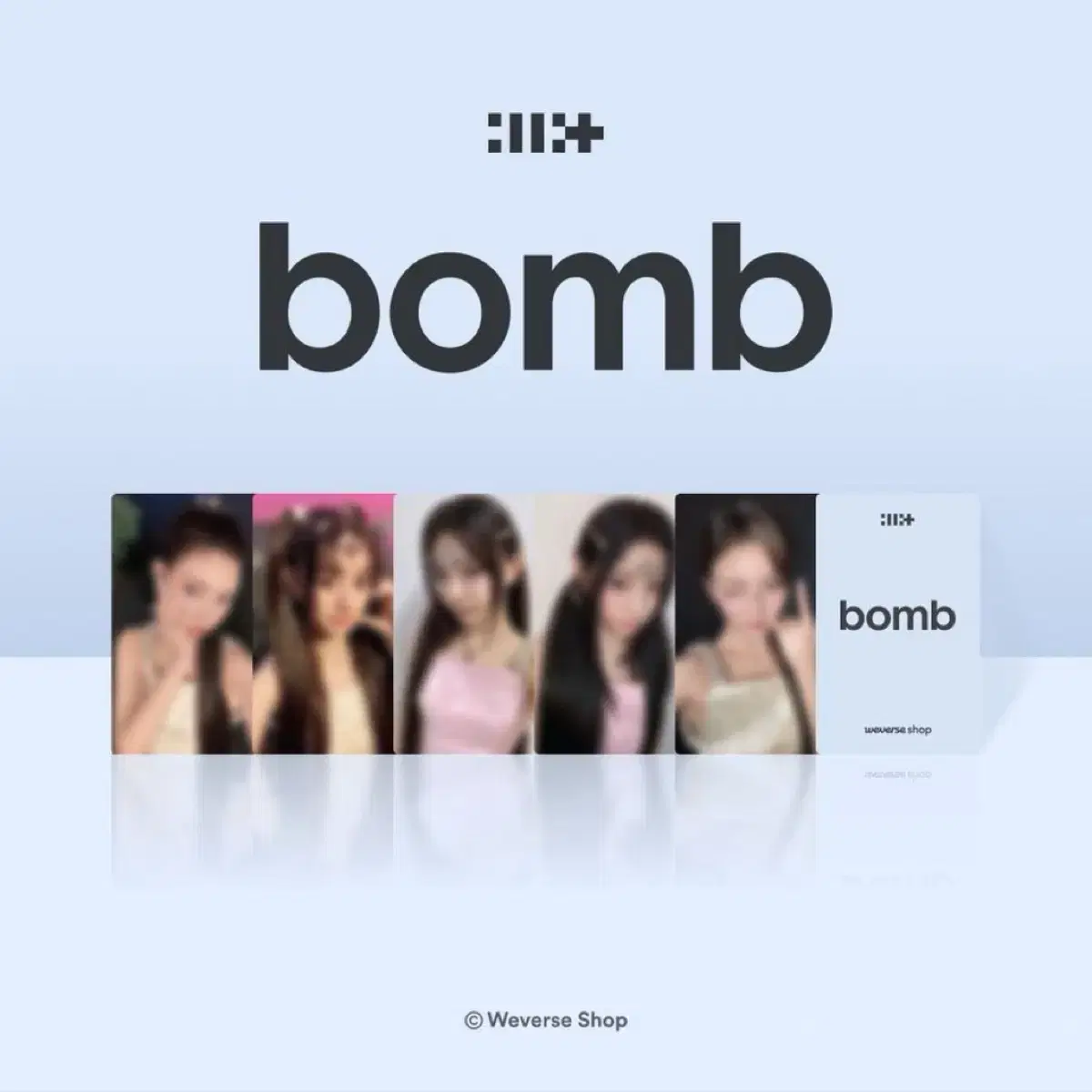 아일릿 bomb 포카 미공포 카카오톡 선물하기 분철 글릿반윤아민주모카