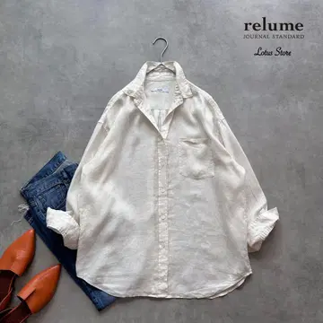 JOURNAL STANDARD relume(레리움) 린넨 셔츠