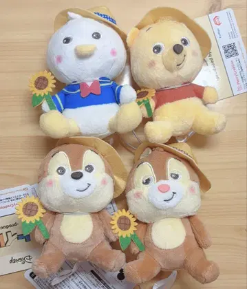디즈니 캐릭터 화장실 토로 썸머 마스코트 봉제 인형 총 4종
