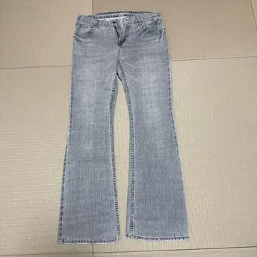 London Denim 그레이 부츠 컷 데님