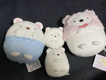 스미코구라시 봉제 인형 3종 시로쿠마