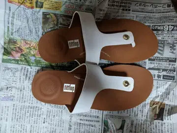 핏플랍 24cm 플립플랍 샌들 상자 없음 화이트