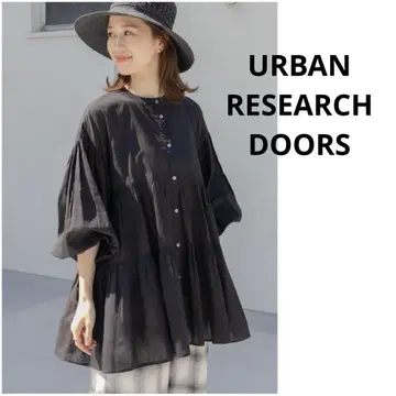 URBAN RESEARCH DOORS 코튼 보일 티어드 튜닉
