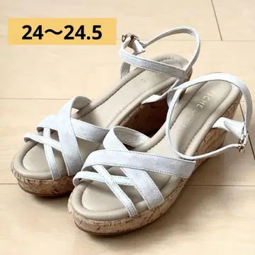 PICHE ABAHOUSE 새상품급 웨지솔 샌들 사이즈 39 24.5