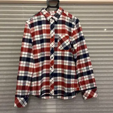 TMT 체크 셔츠 코튼 100% XL
