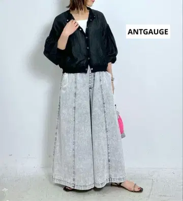와이드 플레어 청바지