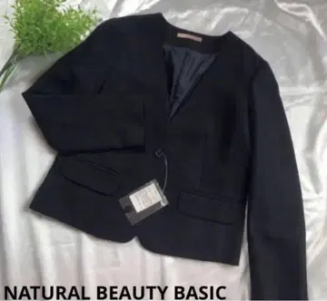 NATURAL BEAUTY BASIC 노카라 자켓 네이비 네이비