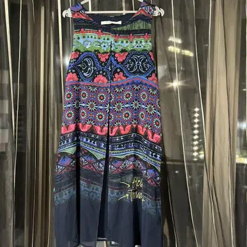 Desigual 슬리브리스 튜닉 원피스 멀티 컬러 사이즈 42