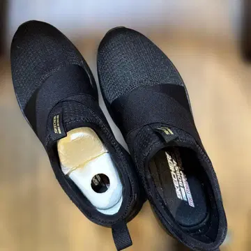 블랙 슬립온 슈즈