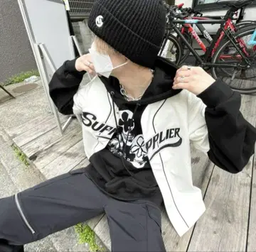 Supplier 화이트 숏 슬리브 L
