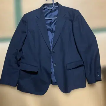 네이비 블레이저 2 버튼