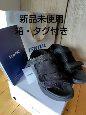 TENTIAL 블랙 샌들 XL