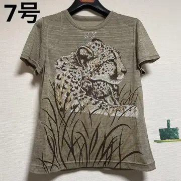 중고 새상품급 중고 이타리야 애니멀 무늬 티셔츠 '7호'