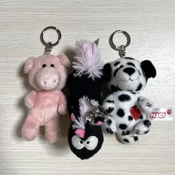 nici 니키 키링 돼지 유니콘 달마시안