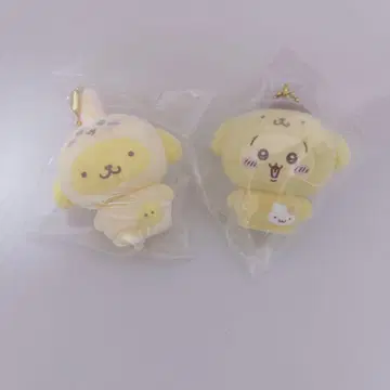 치이카와 산리오 시크릿 플로키 마스코트 참 토끼 푸딩
