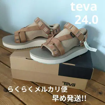 테바 Teva 스트랩 스포츠 샌들 베이지 24.0cm