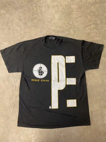PUBLIC ENEMY 티셔츠 L 사이즈 블랙