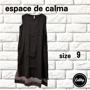 espace de calma 슬리브리스 원피스 블라우스