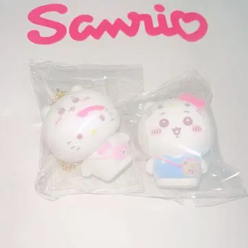 산리오 치이카와 (먼작귀) 키티 플로키 마스코트 참