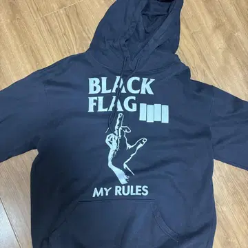 BLACK FLAG 후드티 L 사이즈 against