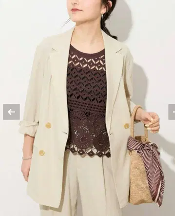 JOURNAL STANDARD relume 린넨 레이온 테일러드 자켓