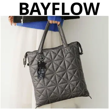 BAYFLOW 참 포함 3WAY 퀼트 토트